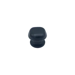 Bouton tirant de porte fixe D60 mm en aluminium Noir - breveté