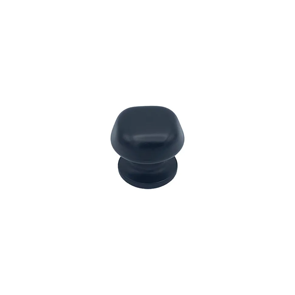 Bouton tirant de porte fixe D60 mm en aluminium Noir - breveté