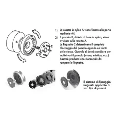 Bouton tirant de porte fixe D70 mm en aluminium BLANC RAL 9010 - breveté - lot de 6 boutons