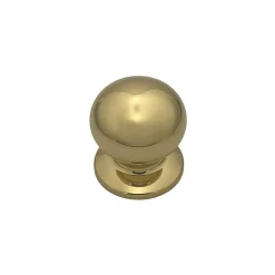 Boutons de porte fixes Hardwarexchange D70 mm laiton poli lot de 6