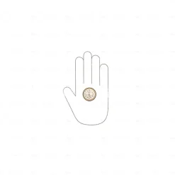 Boutons pour meubles en zamac et Porcelaine Diamètre 35 Florence antique