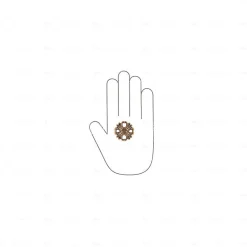 Boutons pour meubles en zamac Diamètre 36 orvale