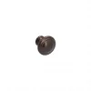Boutons pour meubles en zamac Diamètre 25 Brun alu, Lot de 6