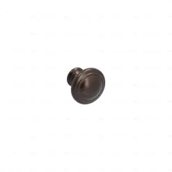 Boutons pour meubles en zamac Diamètre 25 Brun alu, Lot de 6