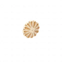 Boutons pour meubles en zamac Diamètre 35 x 23 Patine royale en or ivoire