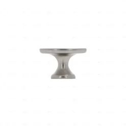 Boutons pour meubles en zamac Diamètre 42 x 27 Nickel millésimé, Lot de 6