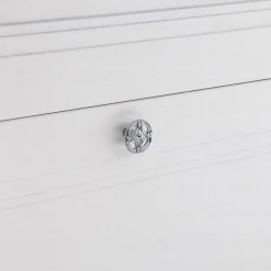 Boutons pour meubles en zamac Diamètre 36 chrome poli