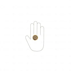 Boutons pour meubles en zamac Diamètre 35 Florence antique, Lot de 6