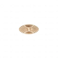 Boutons pour meubles en zamac Diamètre 44 x 25 Patine royale en or ivoire