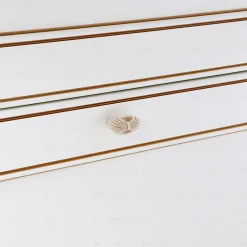 Boutons pour meubles en zamac Diamètre 44 x 25 Patine royale en or ivoire