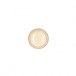Boutons pour meubles en zamac et Porcelaine Diamètre 35 Patine royale en or ivoire