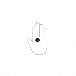 Boutons pour meubles en zamac Diamètre 25 Vernis noir mat