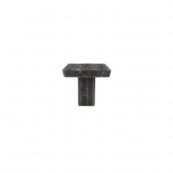 Boutons pour meubles en zamac Diamètre 32 Fer noir vintage