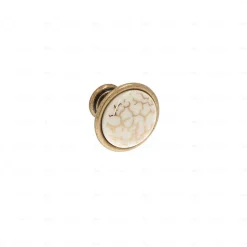 Boutons pour meubles en zamac et Porcelaine Diamètre 34 Florence antique