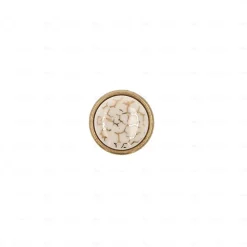 Boutons pour meubles en zamac et Porcelaine Diamètre 34 Florence antique