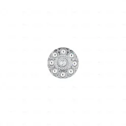 Boutons pour meubles en zamac et cristal Diamètre 32 chrome poli