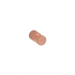 Boutons pour meubles en zamac Diamètre 15 cuivre vintage, Lot de 6