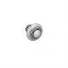 Boutons pour meubles en zamac Diamètre 30 Vieil argent brillant