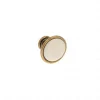 Boutons pour meubles en zamac et Porcelaine Diamètre 34 Florence antique