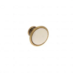 Boutons pour meubles en zamac et Porcelaine Diamètre 34 Florence antique