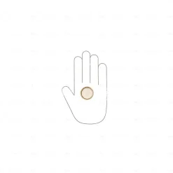 Boutons pour meubles en zamac et Porcelaine Diamètre 34 Florence antique