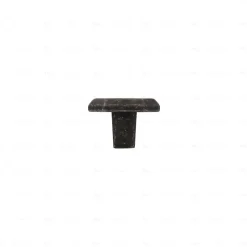 Boutons pour meubles en zamac Diamètre 32 x 23 Fer noir vintage