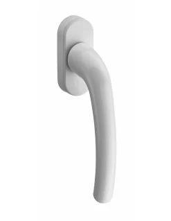 Béquille de crémone de fenêtre, carré 7mm, blanc (ral 9010) - THIRARD