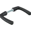 Béquille de porte double - Thirard - Carré 7 x 110 mm - Coloris noir