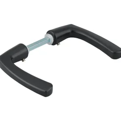 Béquille de porte double - Thirard - Carré 7 x 110 mm - Coloris noir
