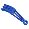 Brosse de nettoyage à lamelles pour store vénitien bleu