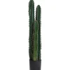 Cactus artificiel grand réalisme plante artificielle grande taille dia. 17 x 100H cm vert