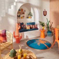 Cactus déco extérieur Milo H.75cm magnésie orange - Atmosphera