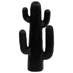 Cactus déco Rodrigo H38cm noir - Atmosphera
