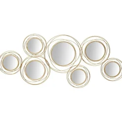Cadre décoratif avec miroirs Specchio 124.5x4x53.5 cm