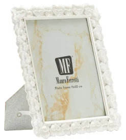 Cadre en résine argentée 20x1,8x25,3 cm (mesure intérieure 15x20 cm)