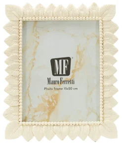 Cadre en résine crème 21,3x1,7x26,5 cm (mesure interne 15x20 cm)