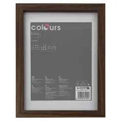 Cadre Erina noyer Colours l.21 x H.29,7 cm