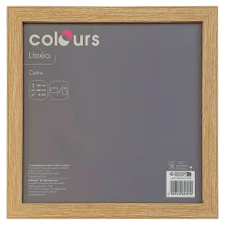 Cadre Lissea Colours chêne l.30 x H.30 cm