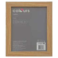 Cadre Lissea Colours chêne l.18 x H.24 cm