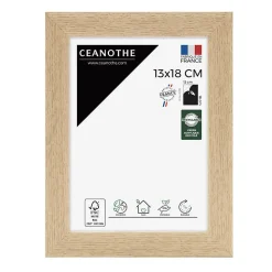 Cadre photo tara 13x18 cm Fabriqué en France