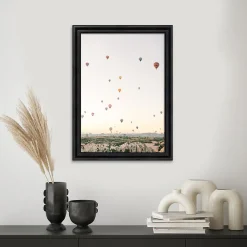 Cadre photo 10 x 15 cm moulure en MDF noir, Ariane Pomona - Cadre décoratif moderne