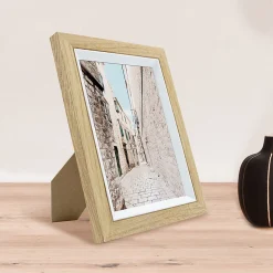 Cadre photo actual bois blanc 13x18 cm Fabriqué en France