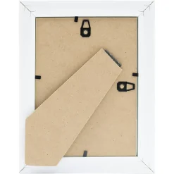 Cadre photo actual bois blanc 13x18 cm Fabriqué en France