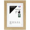 Cadre photo actual bois blanc 10x15 cm Fabriqué en France