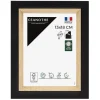 Cadre photo actual bois noir 13x18 cm Fabriqué en France