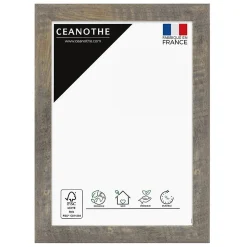 Cadre photo alizée brun 10x15 cm Fabriqué en France