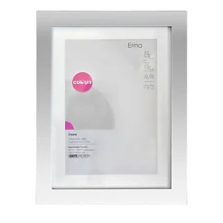 Cadre photo alu Colours Erina l.60 x H.80 cm + passe partout