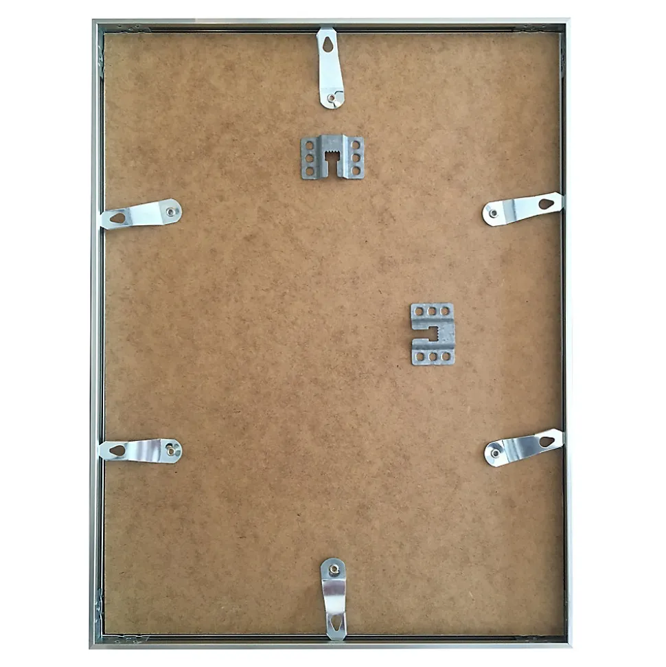Cadre photo aluminium argent mat Accent l.30 x H.40 cm
