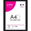 Cadre photo Bella cm Creation noir mat l.25 x H.34 cm