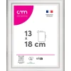 Cadre photo Bella cm Creation blanc mat l.17 x H.22 cm